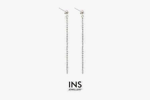 18K White Gold Earrings