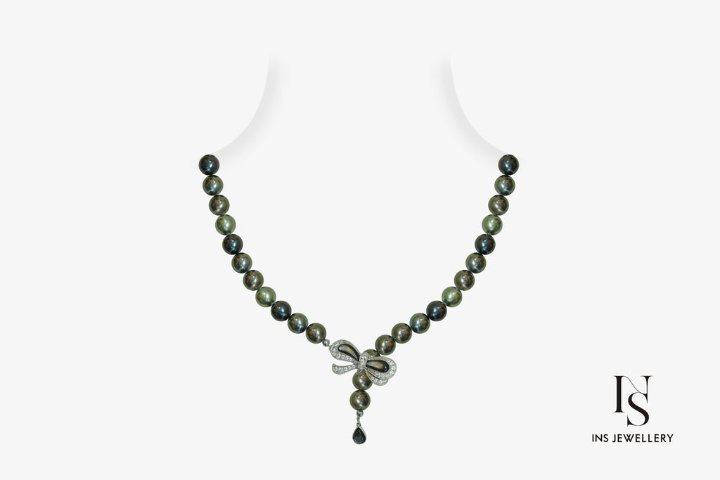 Multi Color Tahitian Pearl Necklace