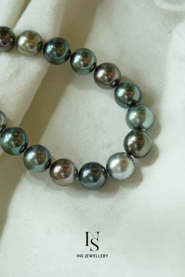 Multi Color Tahitian Pearl Necklace