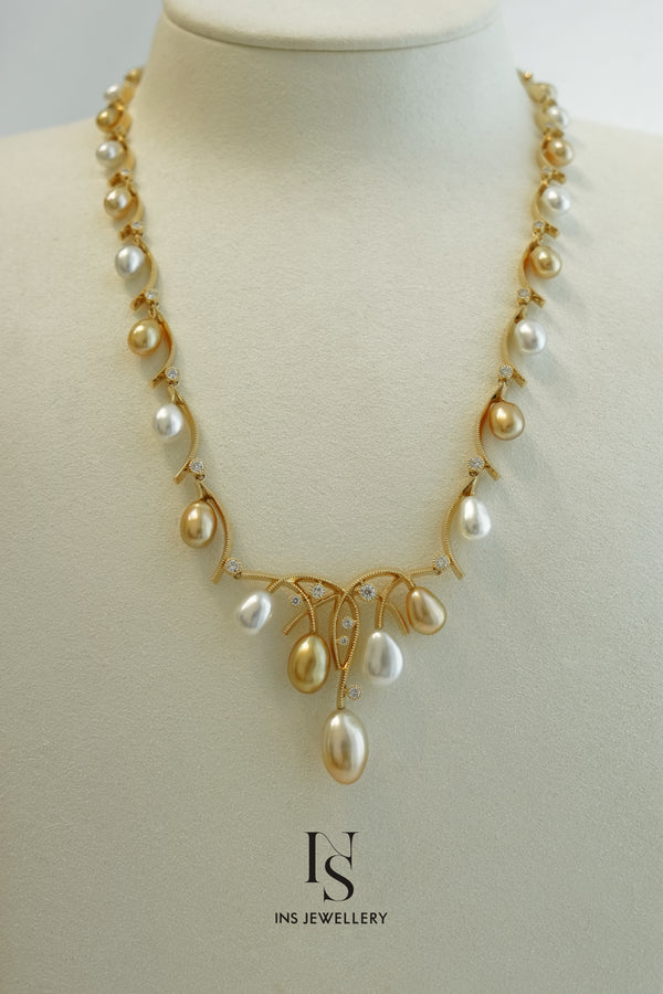 South Sea Keshi Pearl Necklace