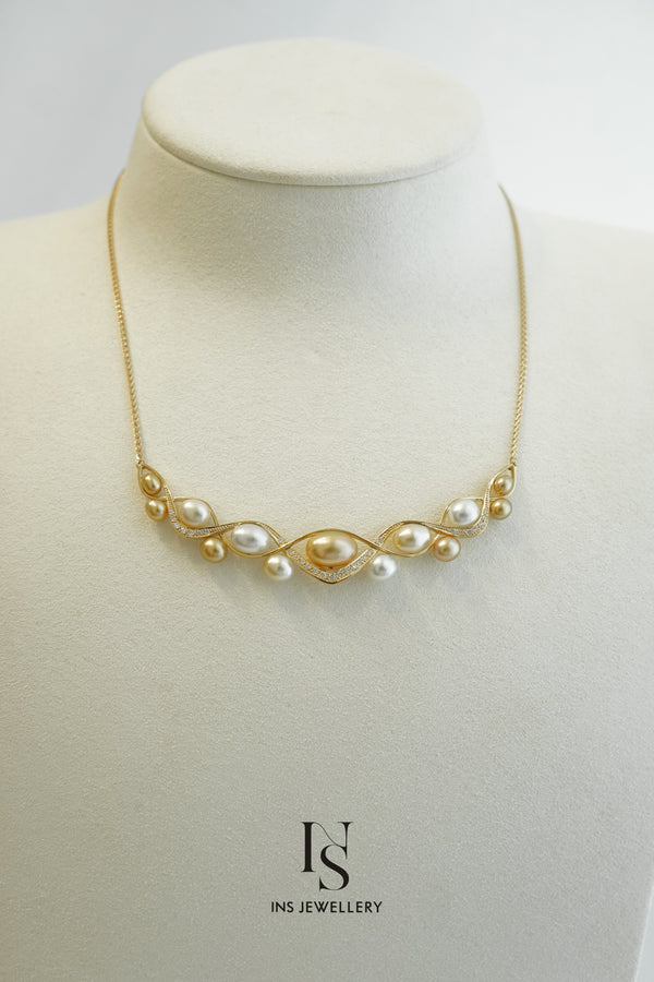 South Sea Keshi Pearl Necklace