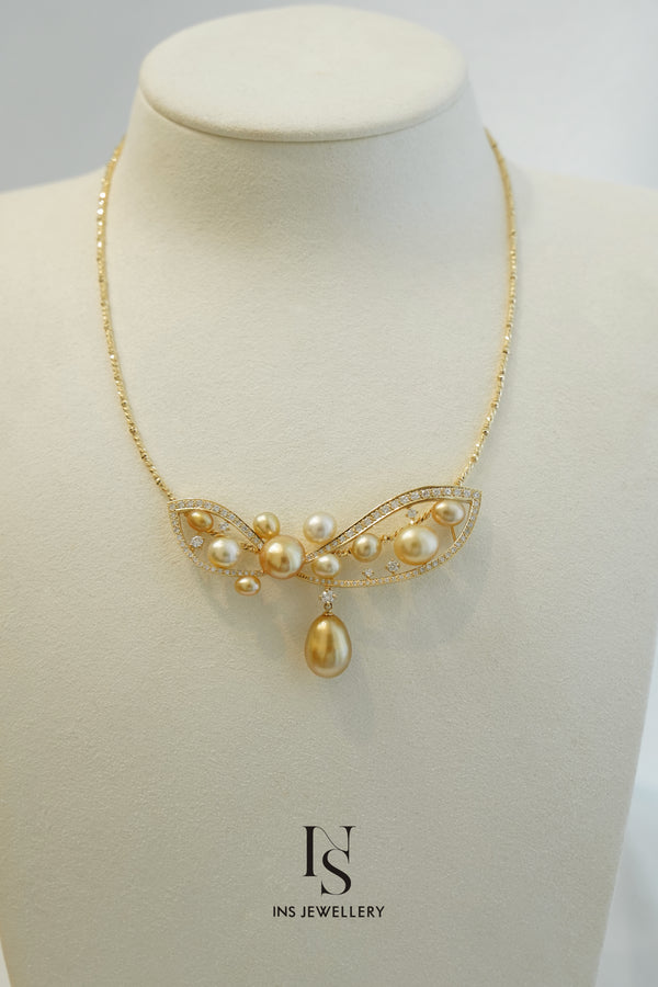 South Sea Keshi Pearl Necklace