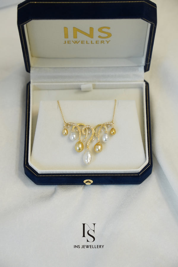 South Sea Keshi Pearl Necklace