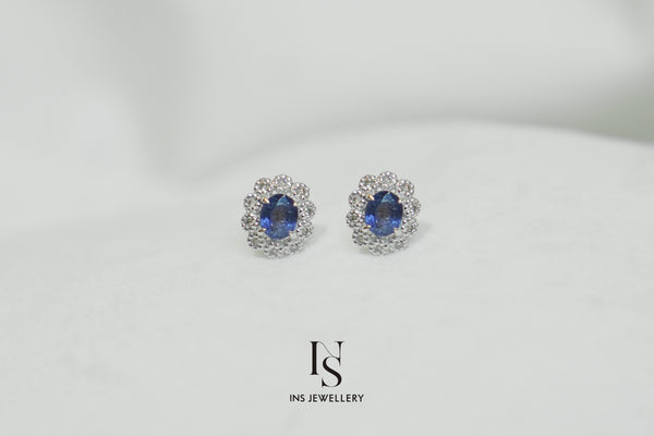 Sapphire Ear Studs