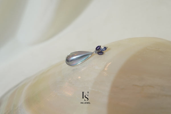 0313 Mabe Pearl Earrings
