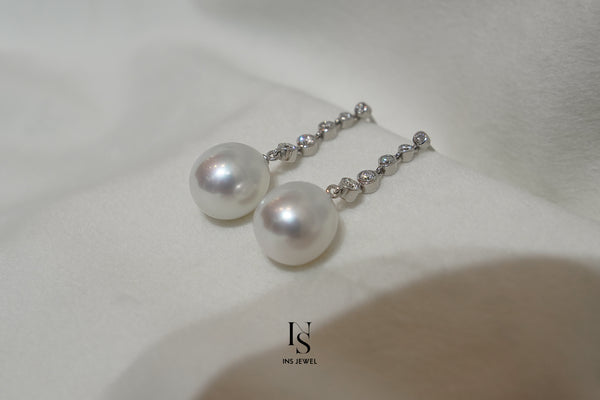 0315 South Sea Pearl Drop Earrings