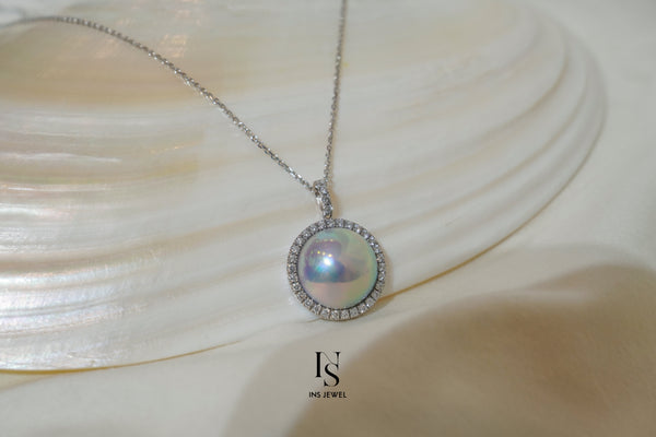 0342 Mabe Pearl Necklace