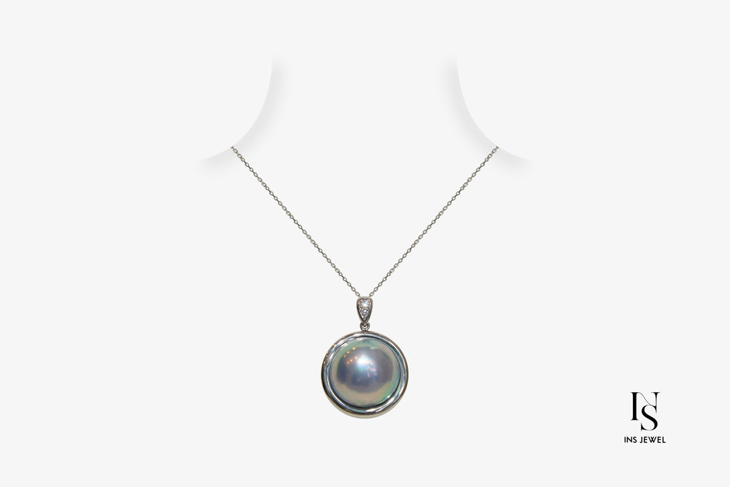 0358 Mabe Pearl Necklace