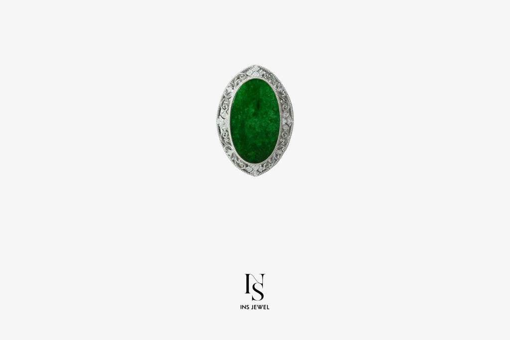 Jadeite Brooch