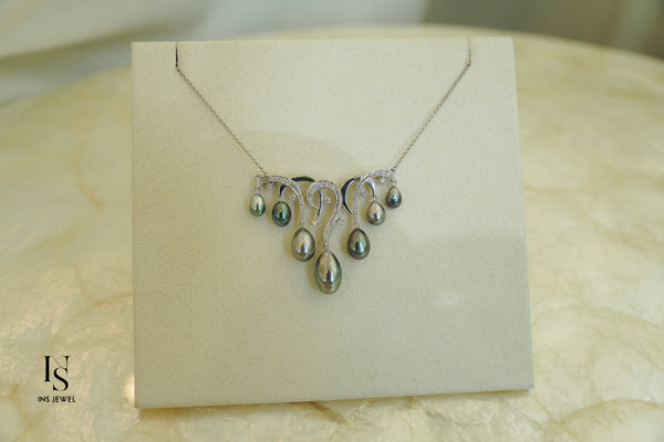 Tahitian Keshi Pearl Necklace