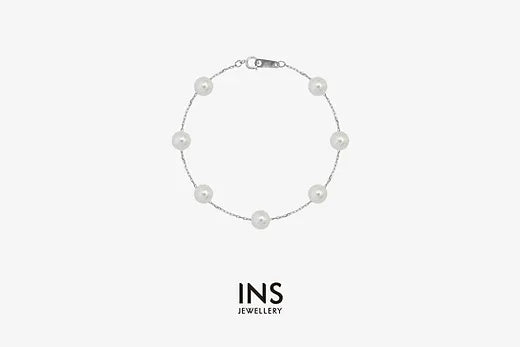 Japanese AKOYA Pearl Starry Bracelet