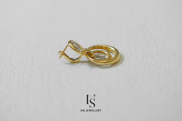 18K Gold Earrings