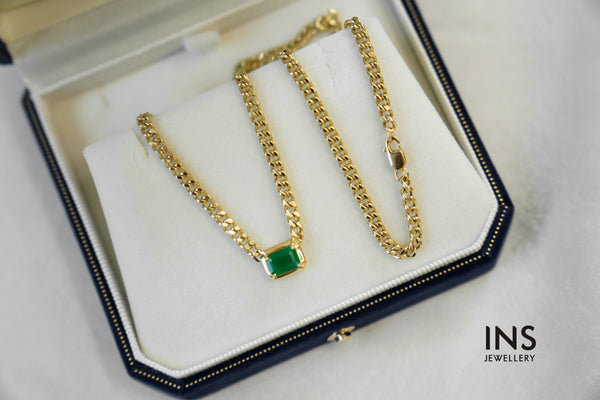 Emerald Cuban Necklace